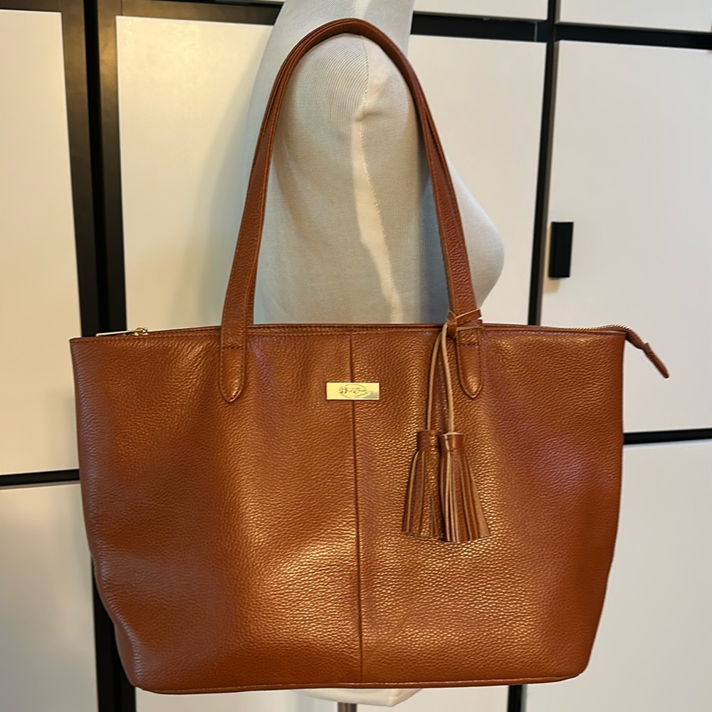 Onna Ehrlich Lulu Bag  purse tote - Cognac